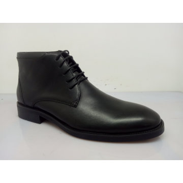 Black Mens Lace Ankle Boots (NX 537)